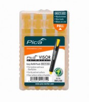 Pica VISOR permanent Refill Leads - Yellow